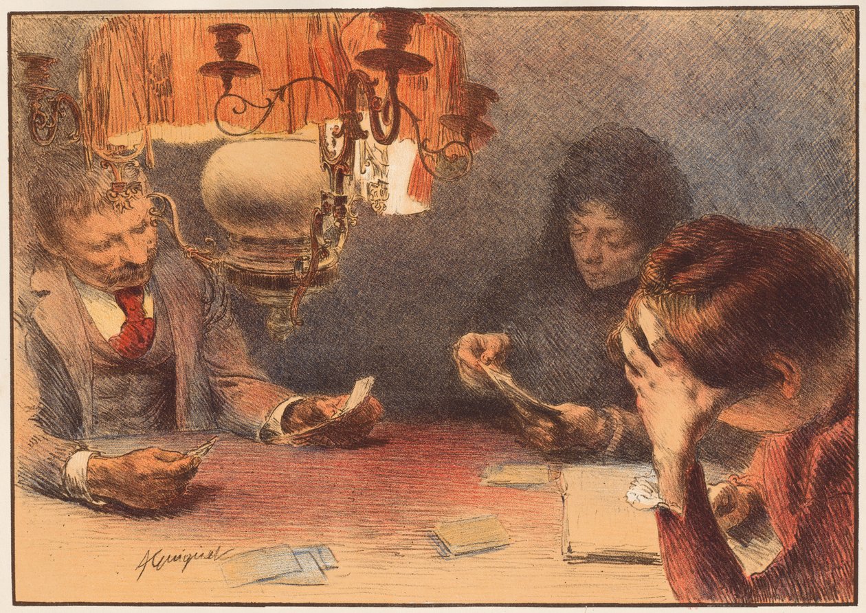 Lampen, 1899. av Francois Joseph Guiguet