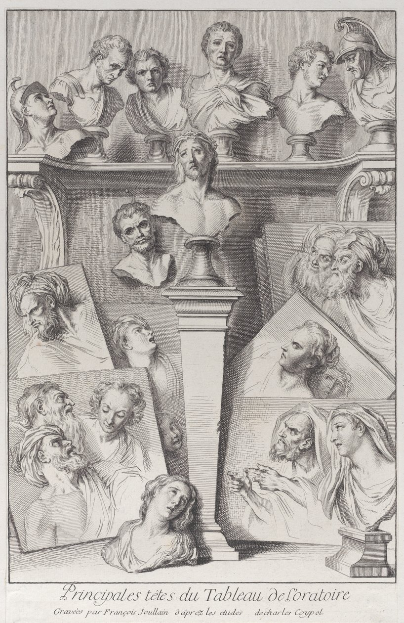 Hoder etter Ecce Homo, 1720-78. av Francois Joullain