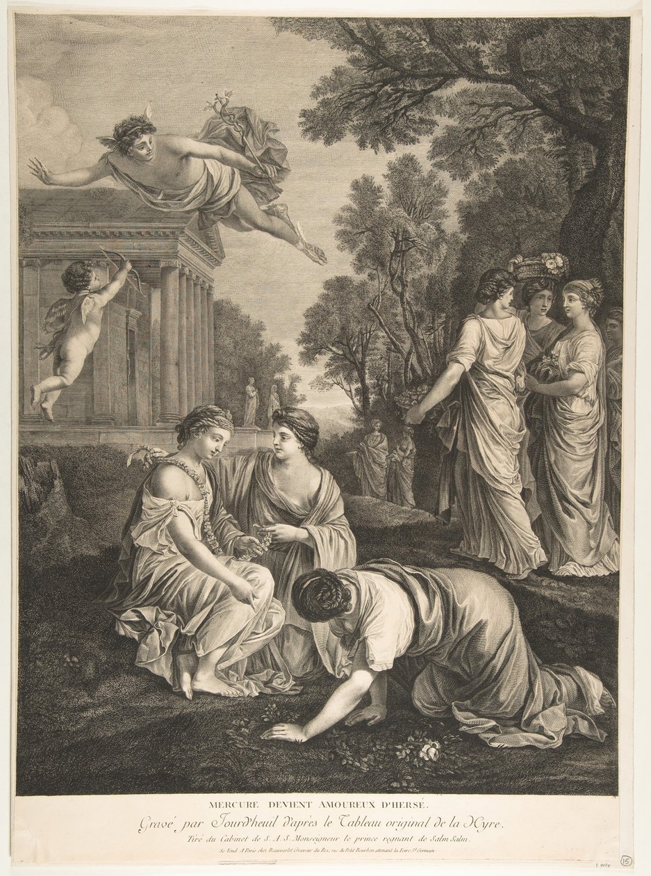 Mercury og Herse.n.d. av Francois Jourd