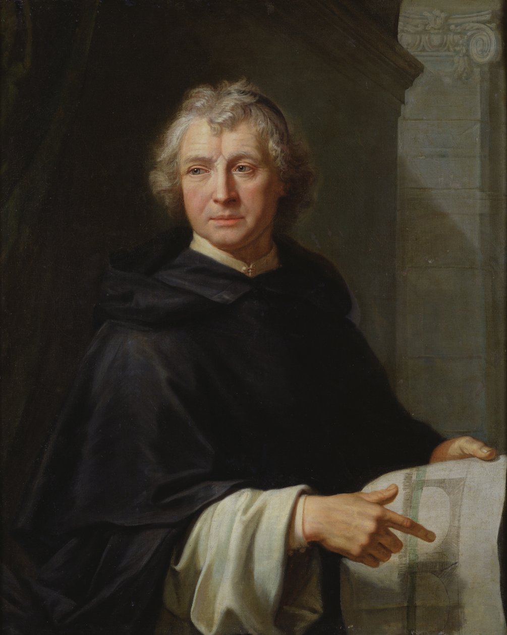 Portrett av broder Francois Romain av Francois Jouvenet