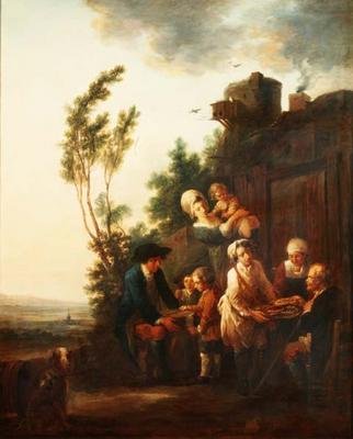 The Pedlar av Francois Louis Joseph Watteau