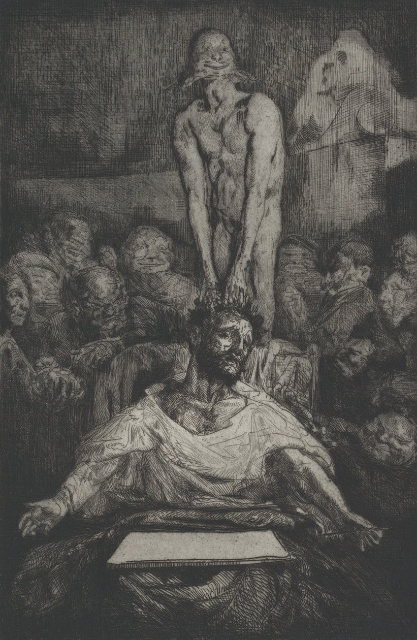 Diablerie, 1800-tallet. av Francois Nicolas Chifflart