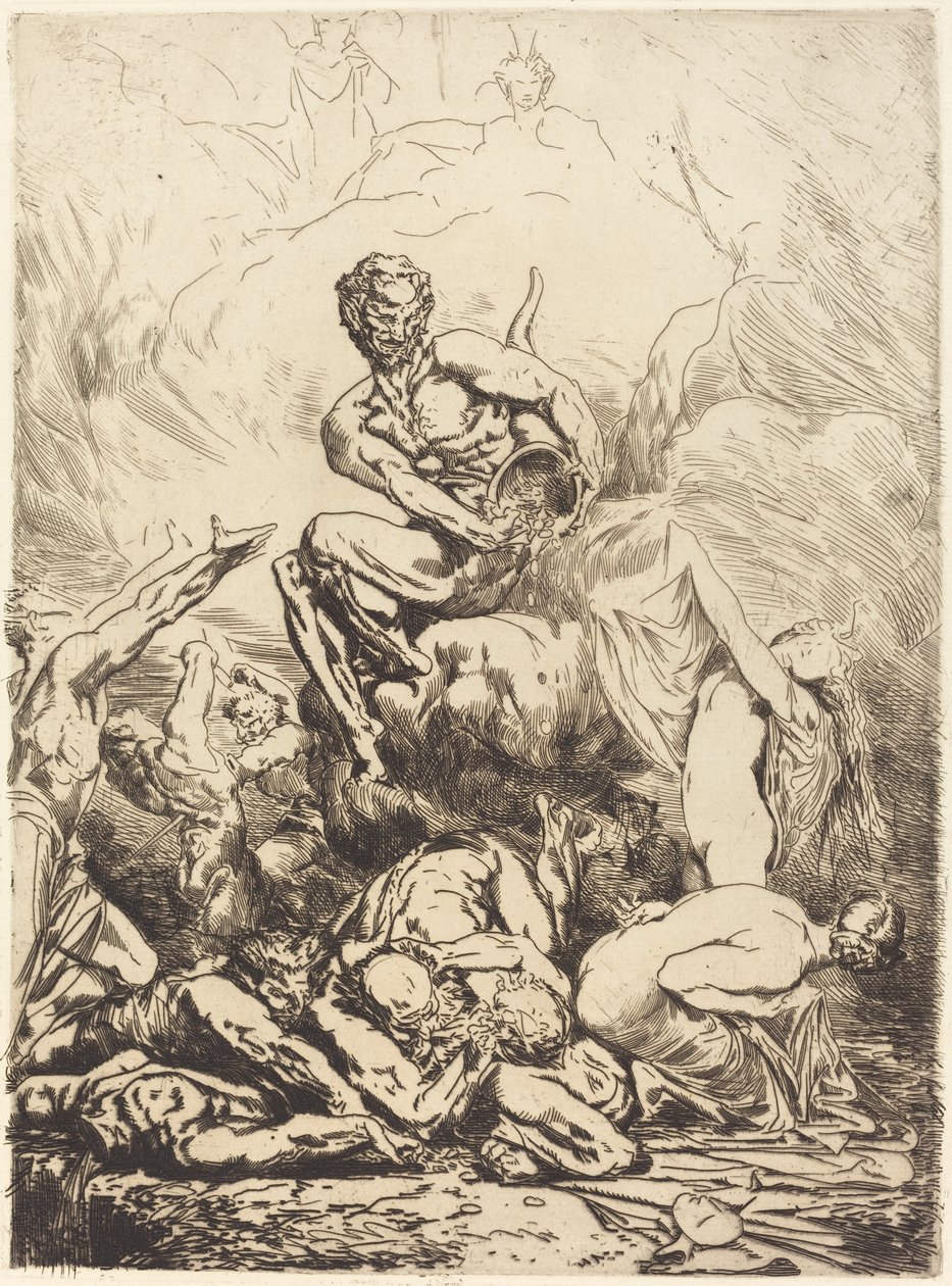 Sølvdjevelen av Francois Nicolas Chifflart
