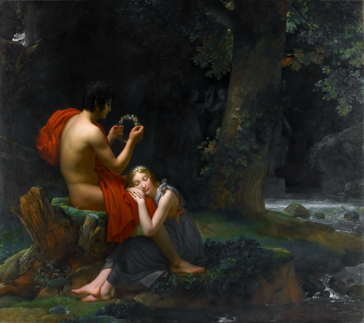 Daphnis og Chloë av Francois Pascal Simon Gerard