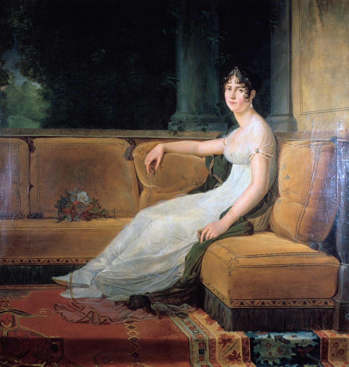 Keiserinne Josephine ved Malmaison, c1801. av Francois Pascal Simon Gerard