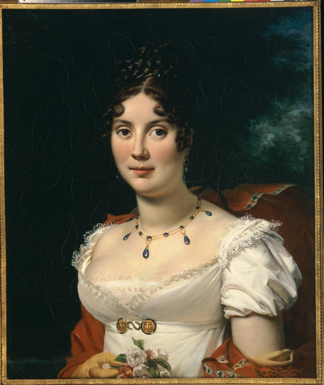 Portrett av en dame av Francois Pascal Simon Gerard
