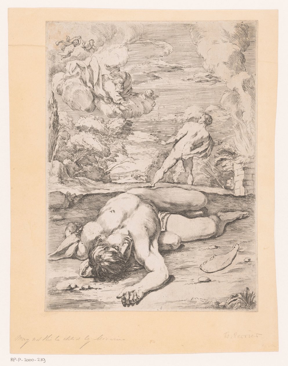 Kain dreper Abel av Francois Perrier