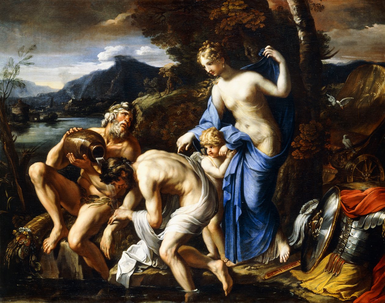 The Deification of Aeneas, 1642-1645 av Francois Perrier