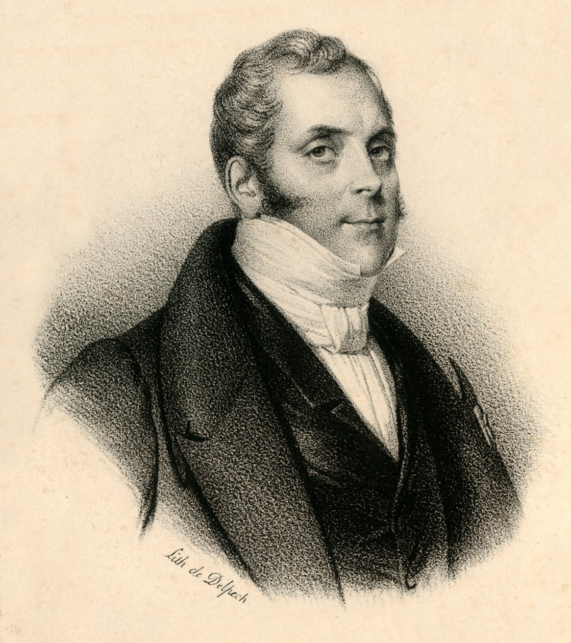 Auber, 1782-1871, ca. 1830. av Francois Seraphin Delpech