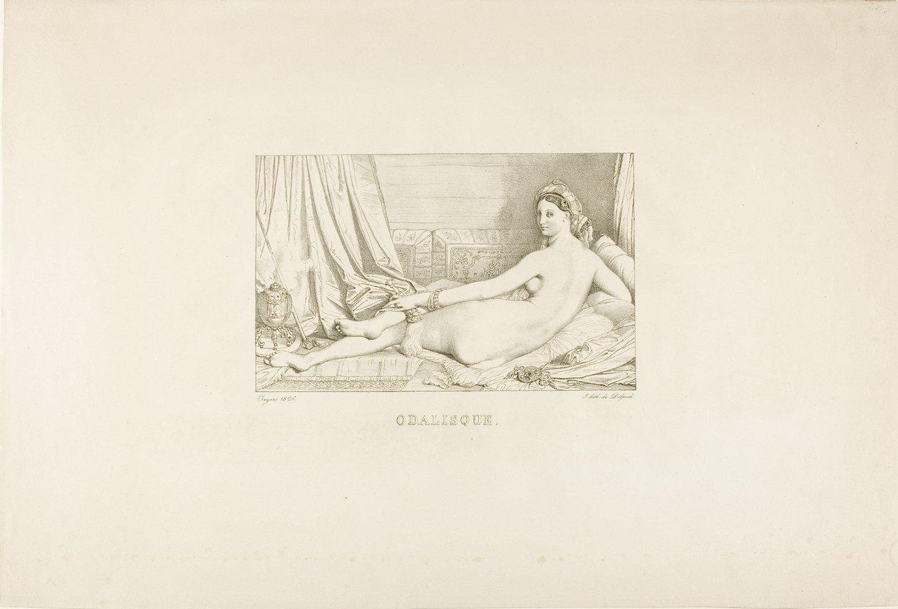Odalisk av Francois Seraphin Delpech