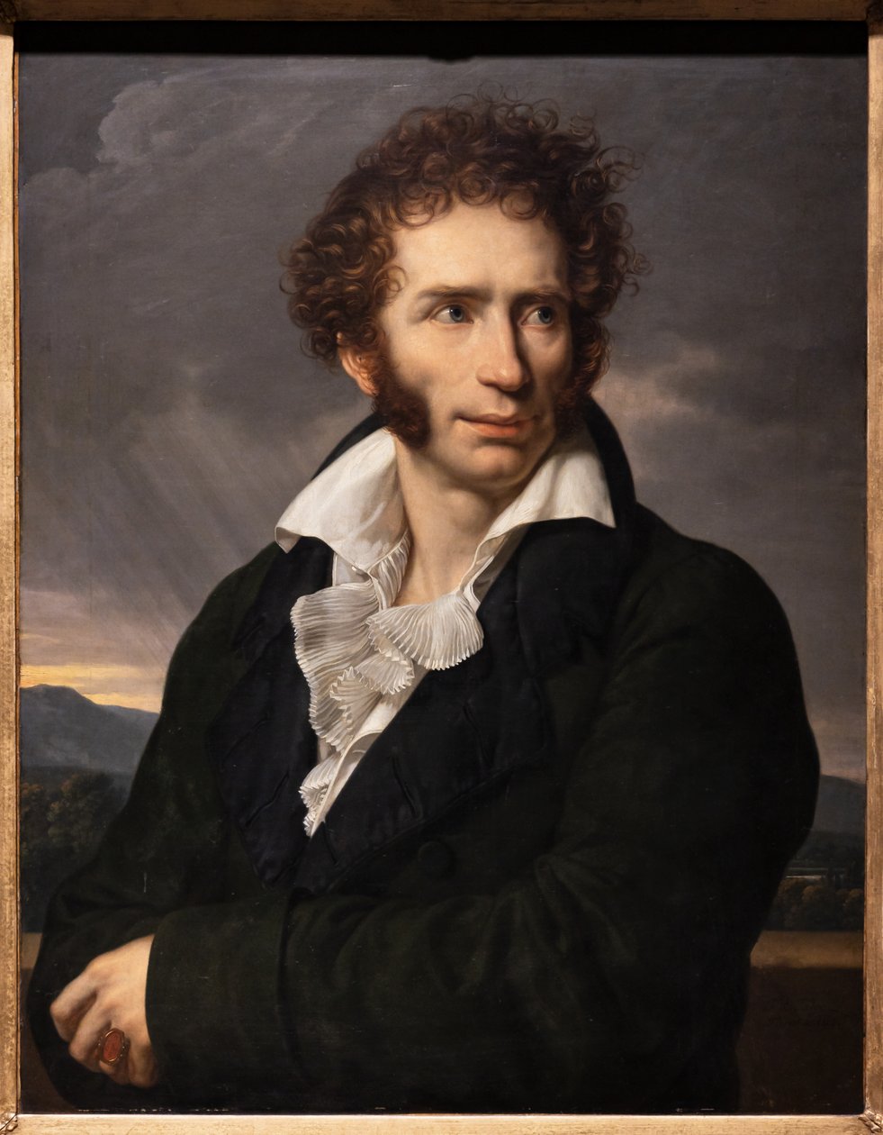 Hugh Foscolo av Francois Xavier Fabre