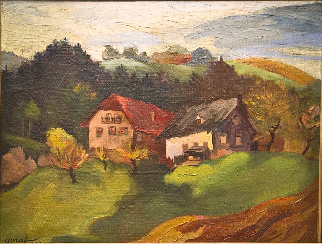 Ribnisko landsby av Franjo Golob