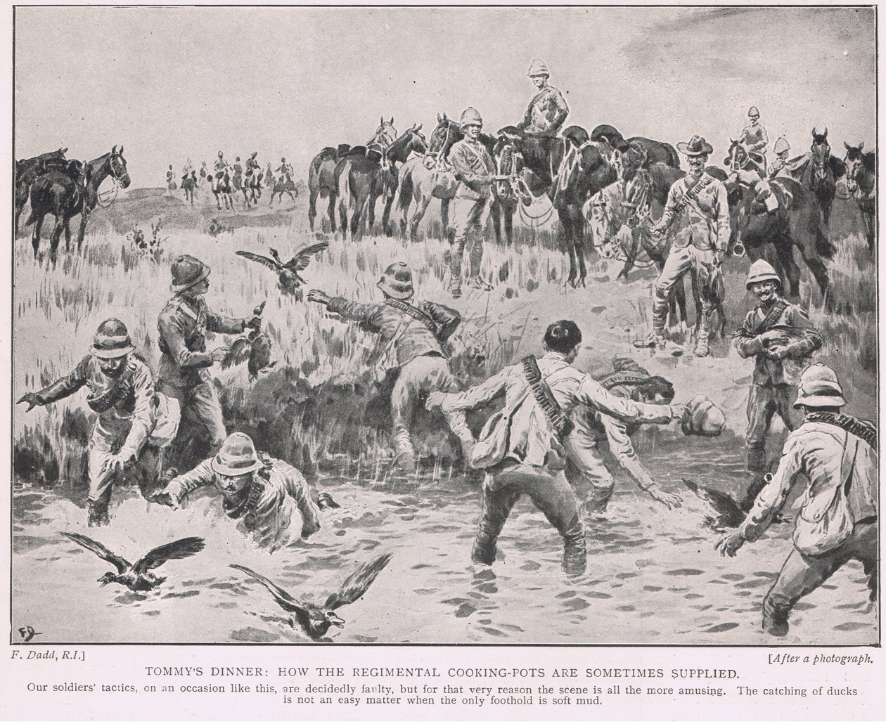 Tommys spisested; hvordan regimentkokegrytene noen ganger leveres av Frank Dadd