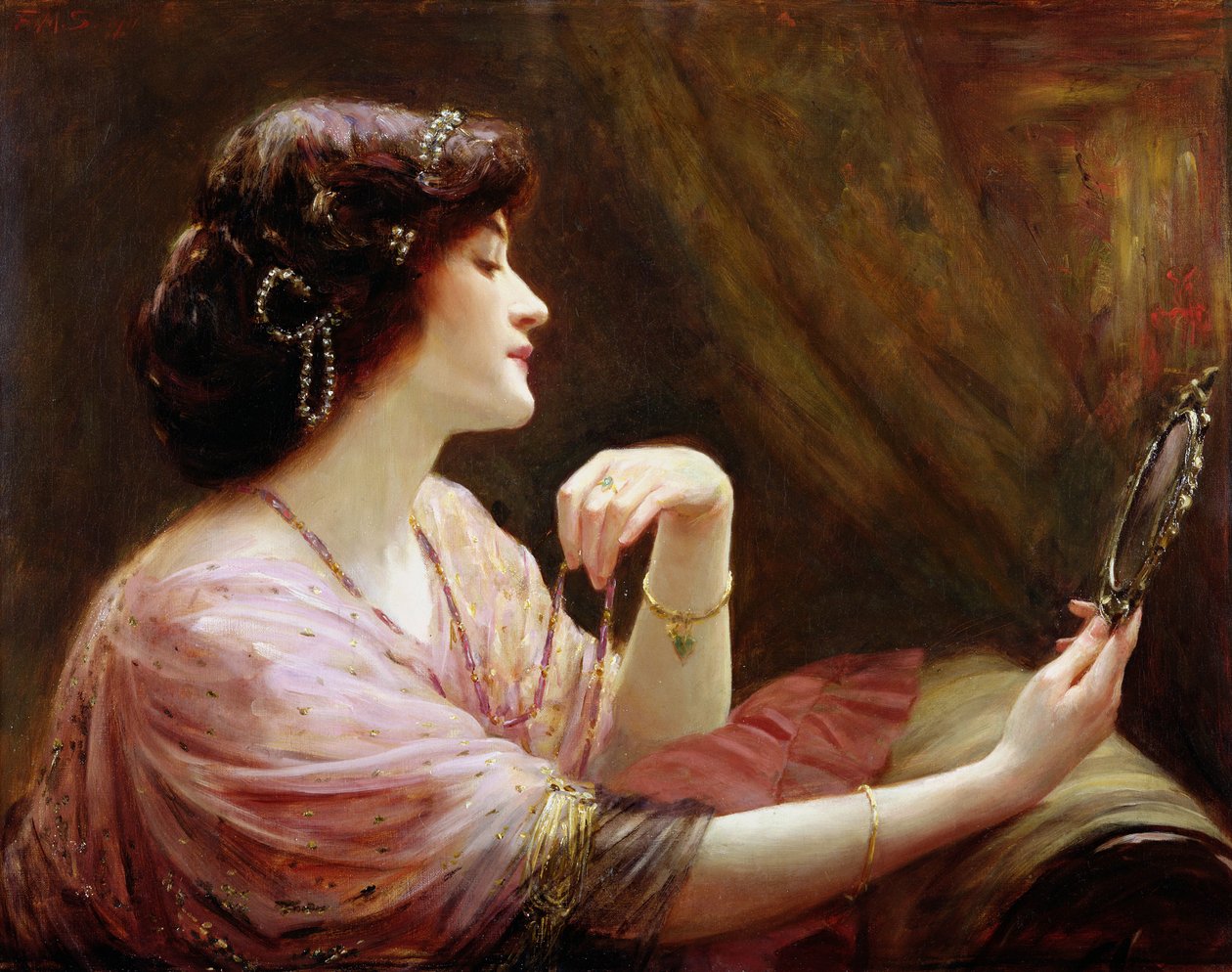 Den emaljerte kjeden, 1911 av Frank Markham Skipworth