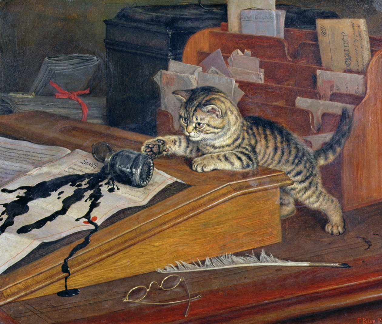 Bevitne min handling og gjerning, (1882) av Frank Paton