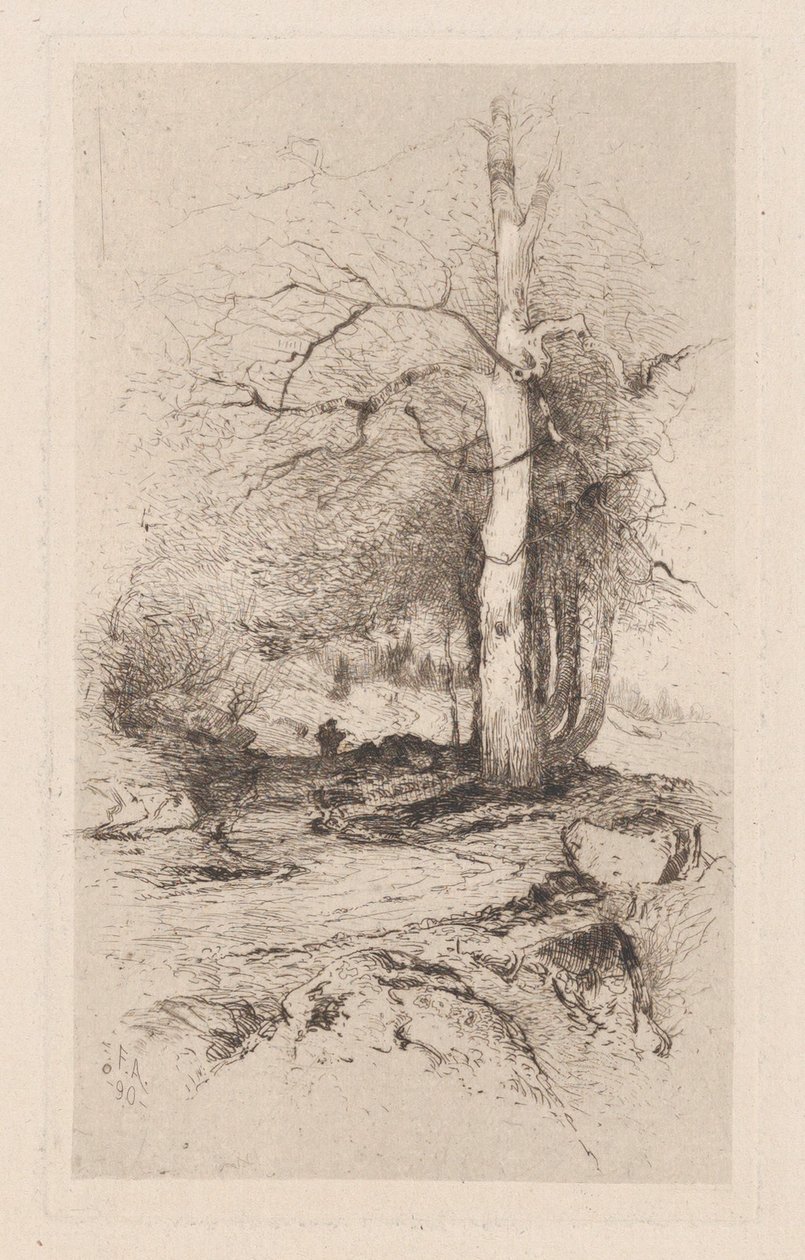 Landskap, 1890. av Frank Anderson