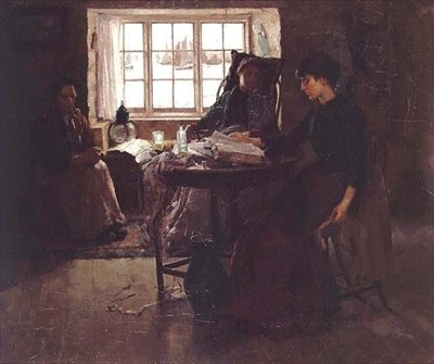 Fiskerhjemmet av Frank Bramley