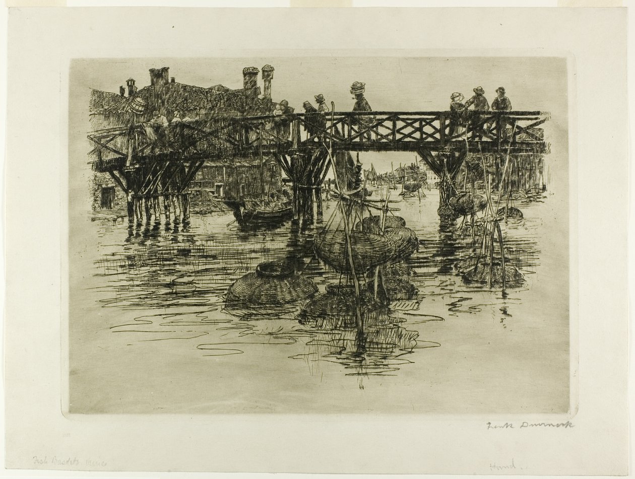 Fiskekvarteret, Venezia av Frank Duveneck