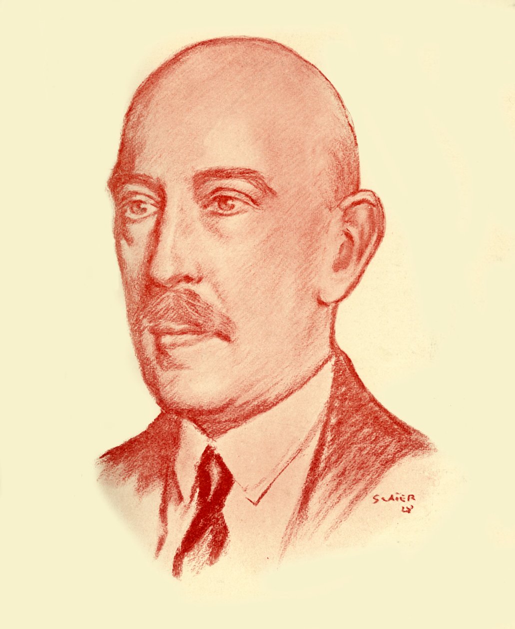 'The Hon. Maurice Baring', 1928. av Frank E Slater
