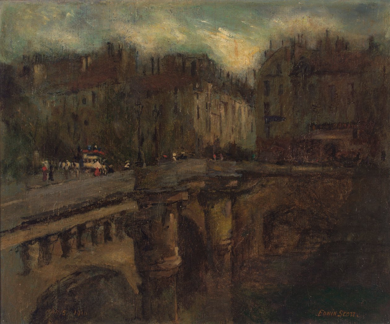 Den blå timen i Paris, n.d. av Frank Edwin Scott
