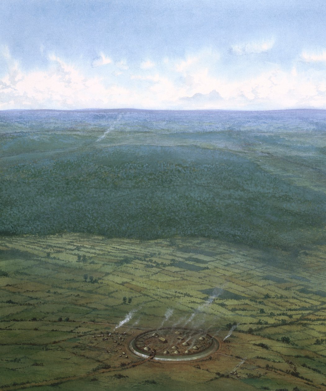 Befestet innhegning, Sør-England, c1000 f.Kr. av Frank Gardiner