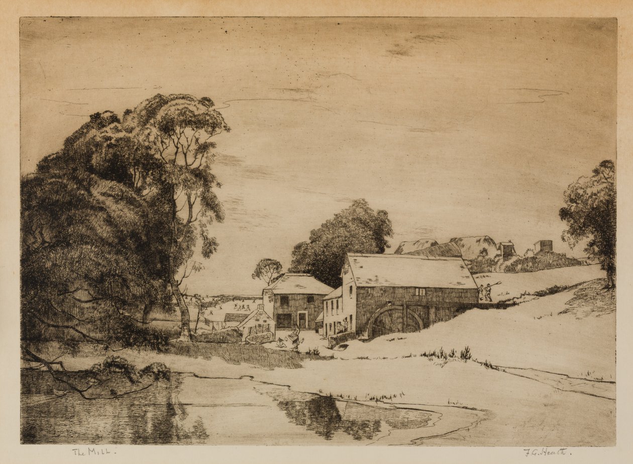 Clapper Mill, Lamorna av Frank Gascoigne Heath