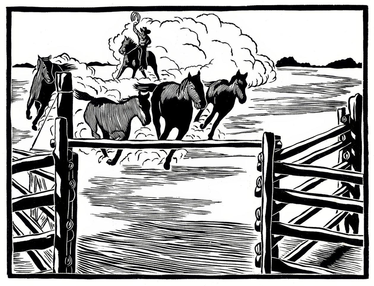 Cowboy av Frank Redlinger