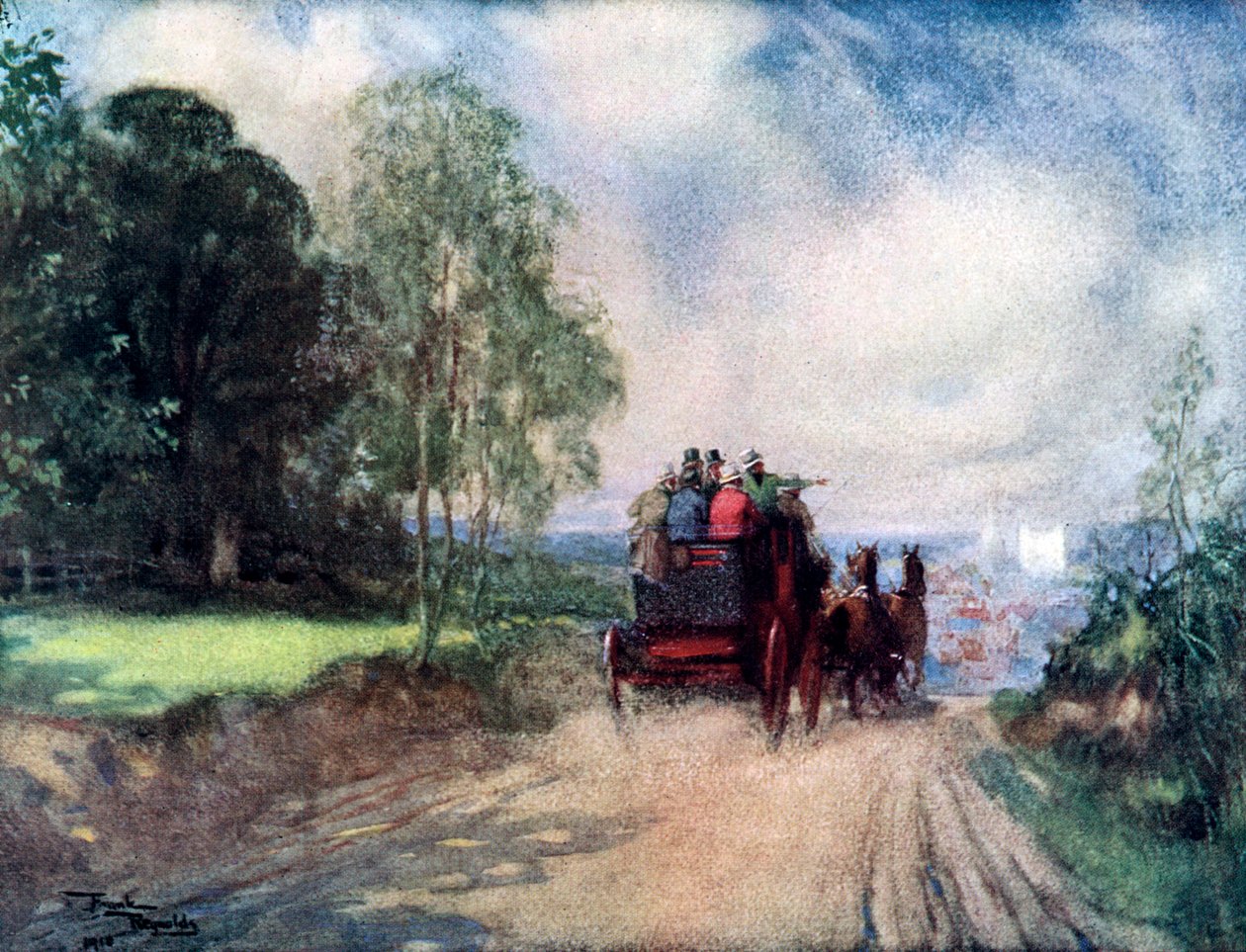 'On the Rochester Coach', c1920 av Frank Reynolds