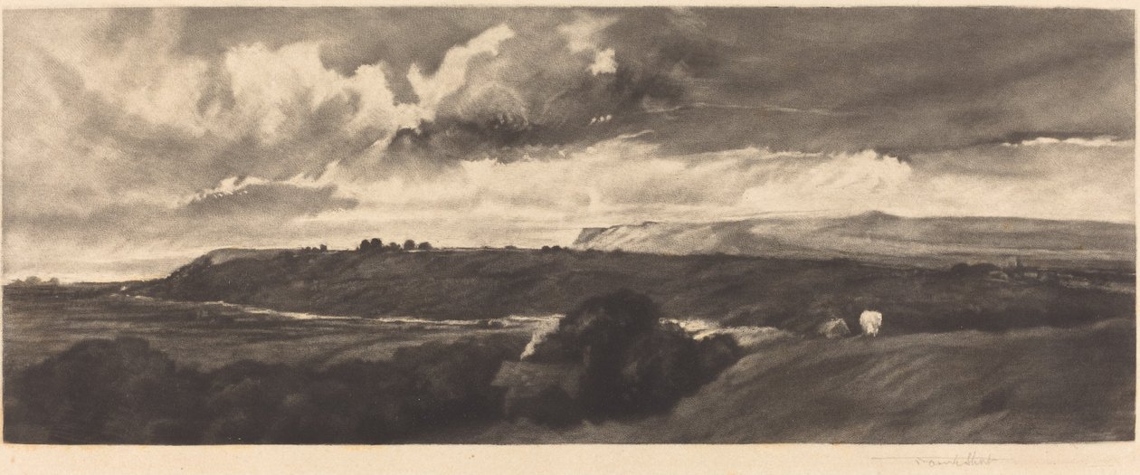 A Yorkshire Road, 1898. av Frank Short