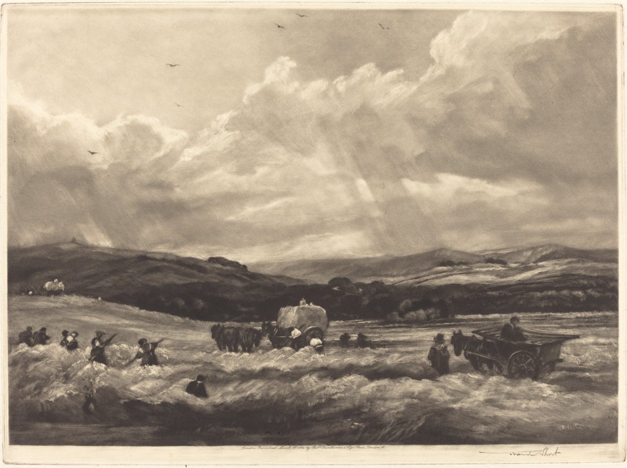 Hayfield in Yorkshire, 1904.    1179080   no       norwegian Successfully Translated  Original: Arkadisch landschap met voetbadende vrouw Translat: Arkadisch landschap met voetbadende vrouw 1330420 no norwegian Successfully Translated Original: Portrait of av Frank Short