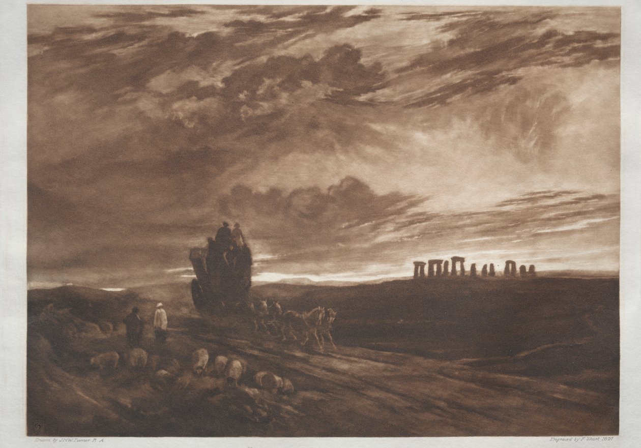 Stonehenge ved Daybreak av Frank Short