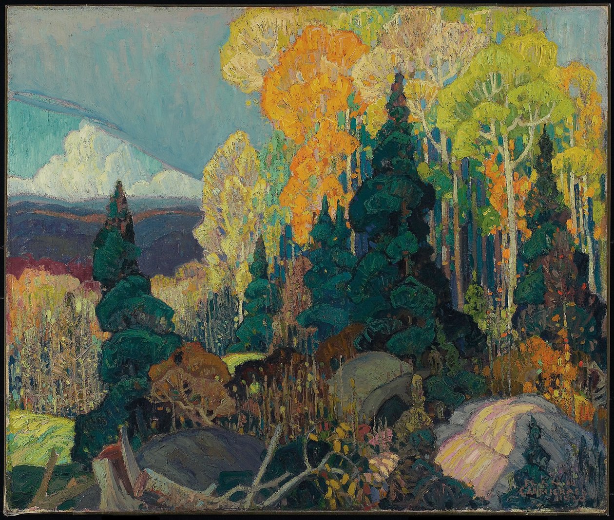 Høstbakke av Franklin Carmichael