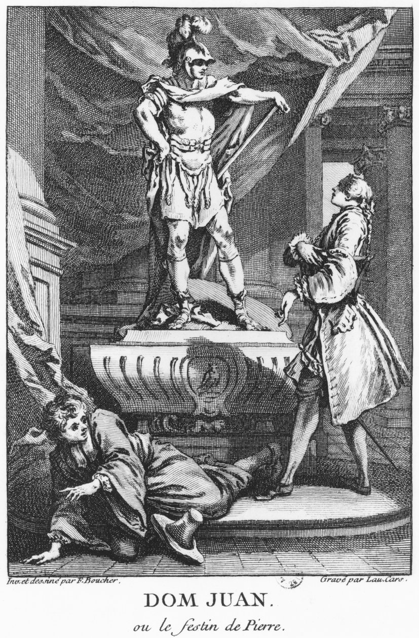 Don Juan and the Commendatore, illustrasjon fra 