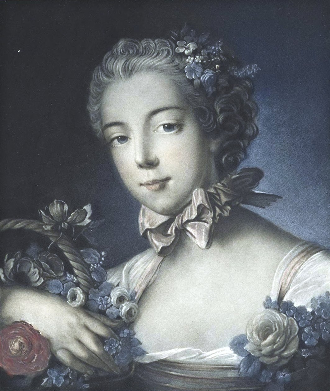 Portrett av en ung kvinne av François Boucher