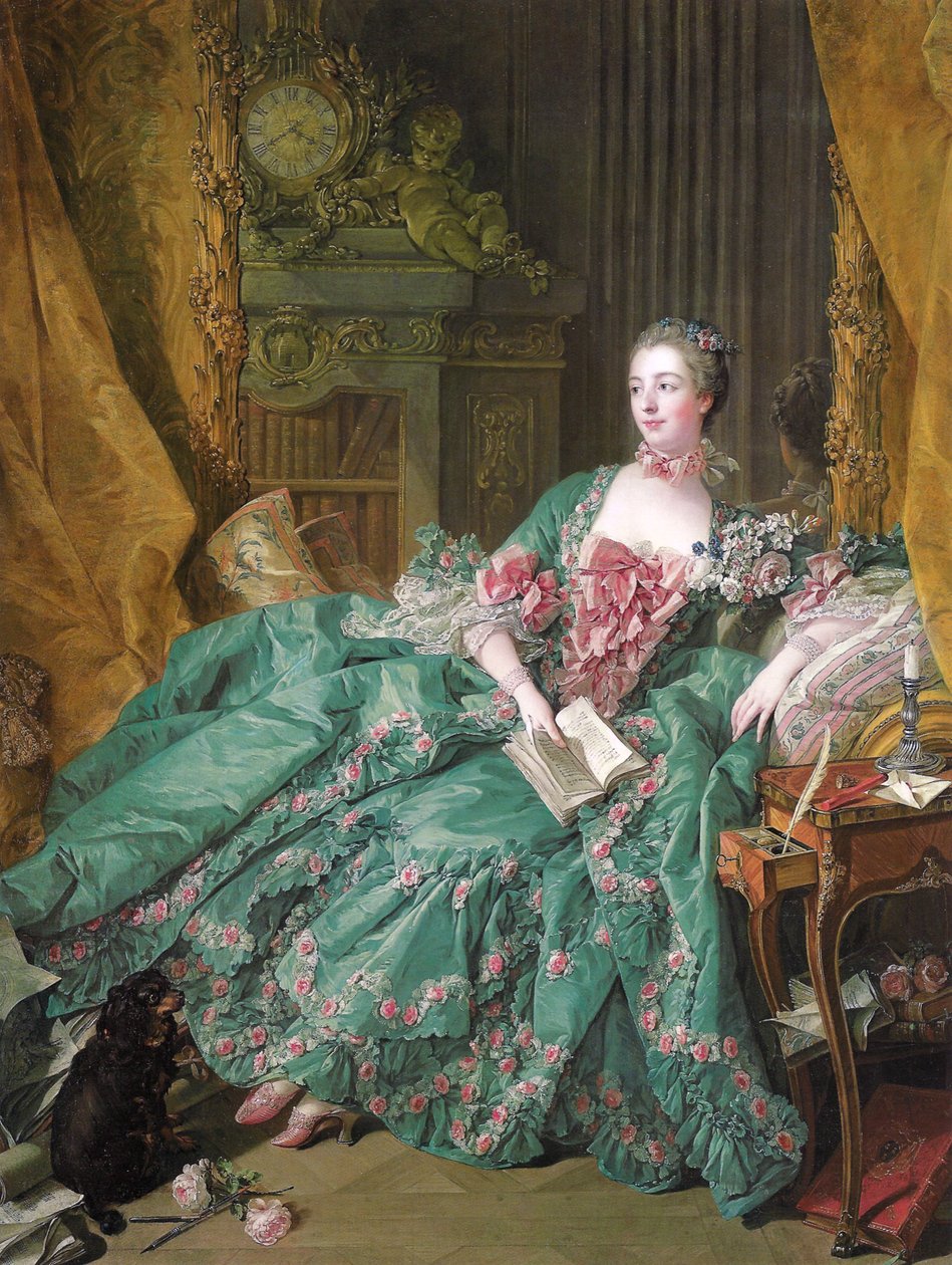 Portrett av Madame de Pompadour (1721-1764) av François Boucher