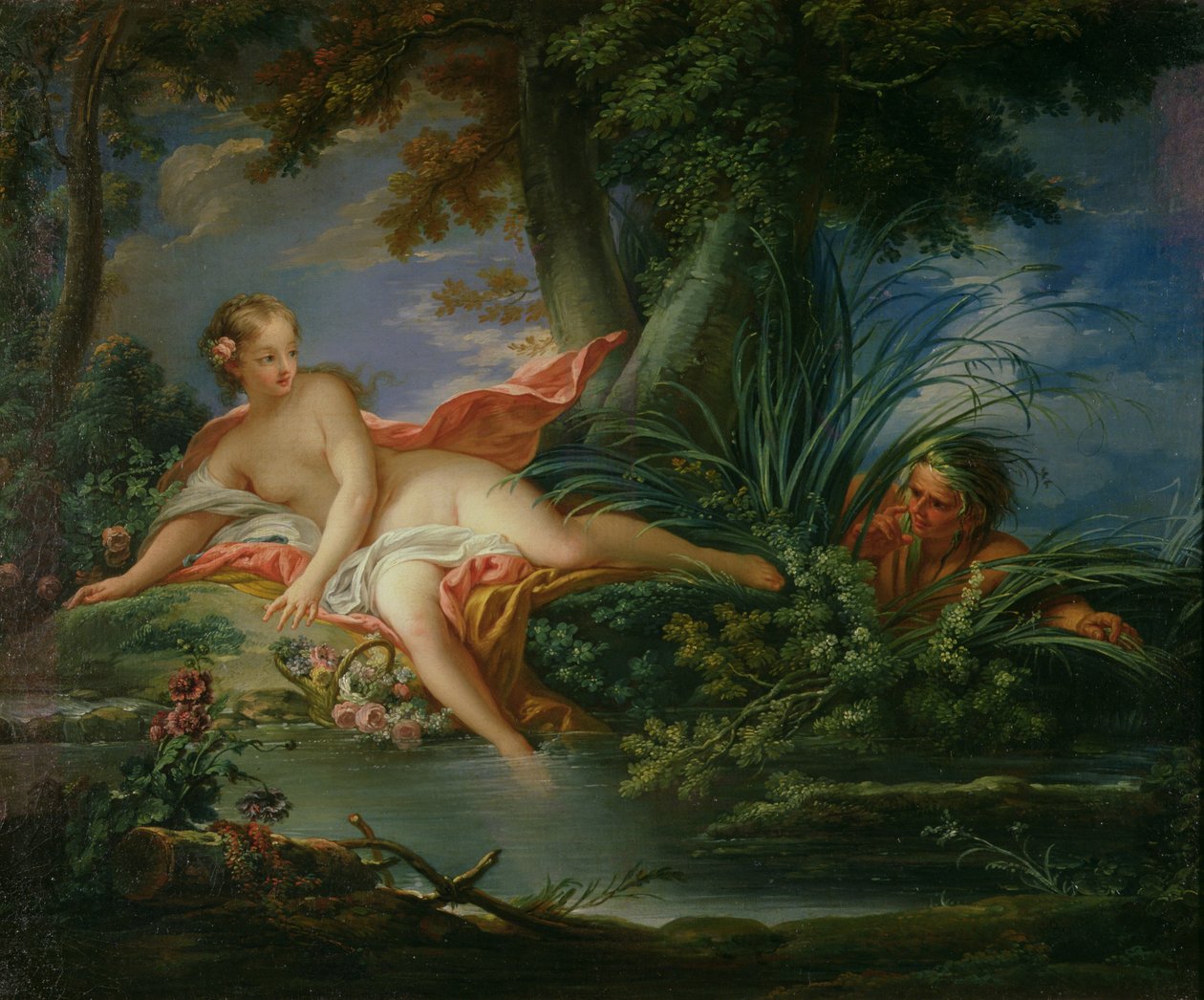 Bademannen overrasket av François Boucher