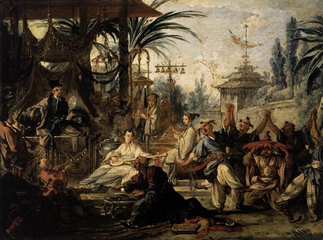 Den kinesiske dansen av François Boucher