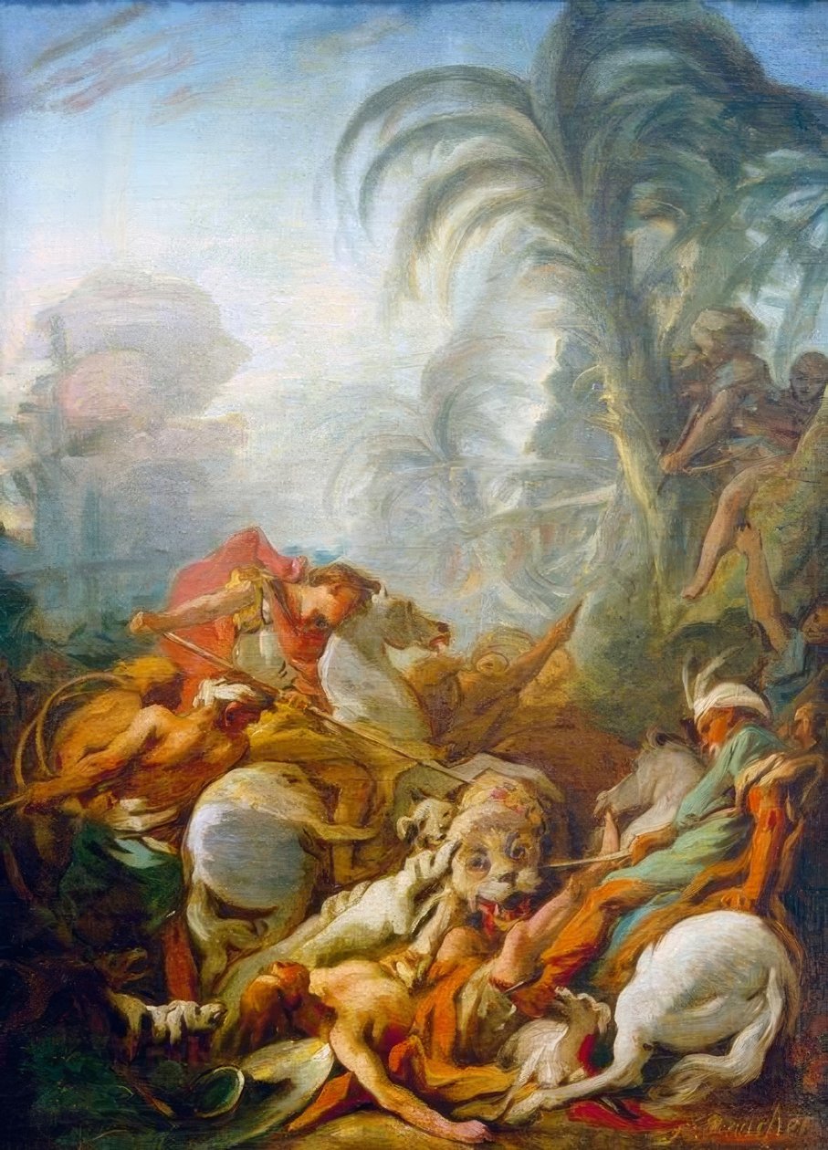 Tigerjagd av François Boucher