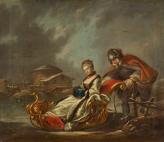 Fire sesonger, vinter av François Boucher