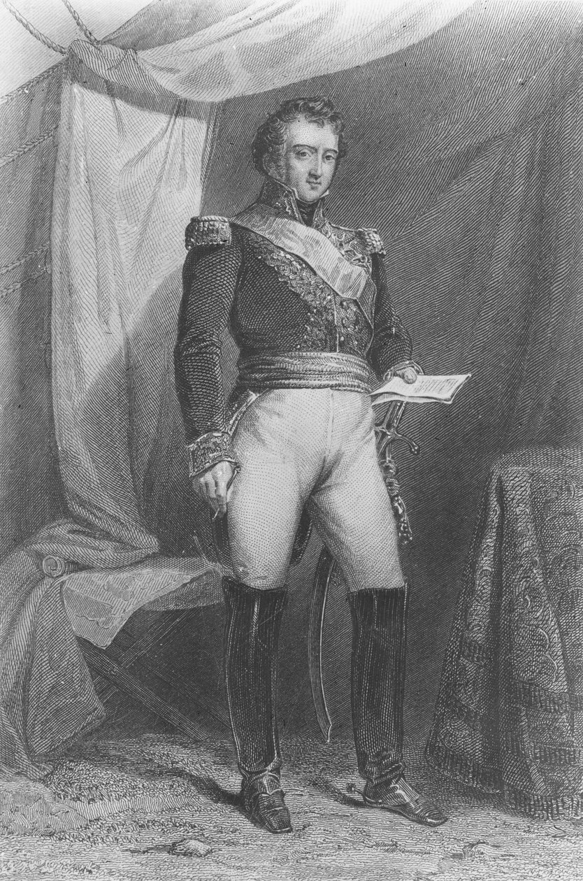 Louis-Auguste-Victor, greve av Ghaisnes de Bourmont av François Pigeot