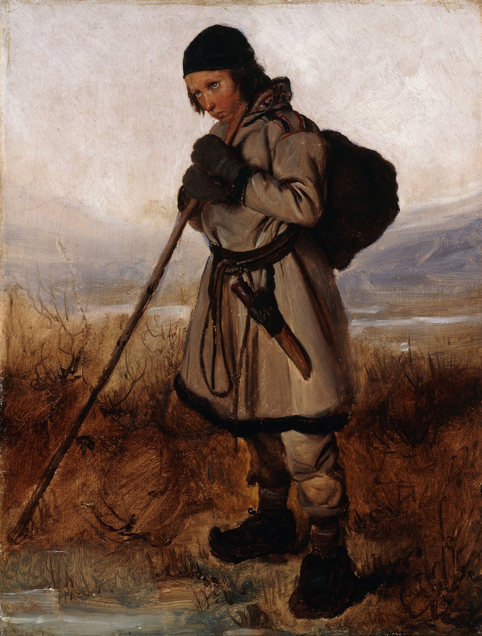 En lapplending, av François Auguste Biard