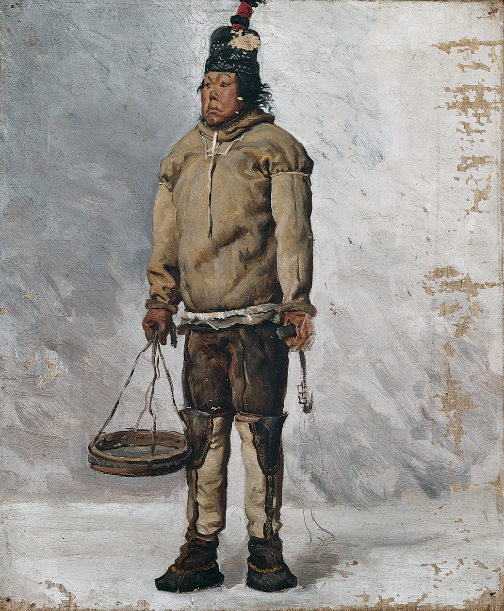 En eskimo av François Auguste Biard
