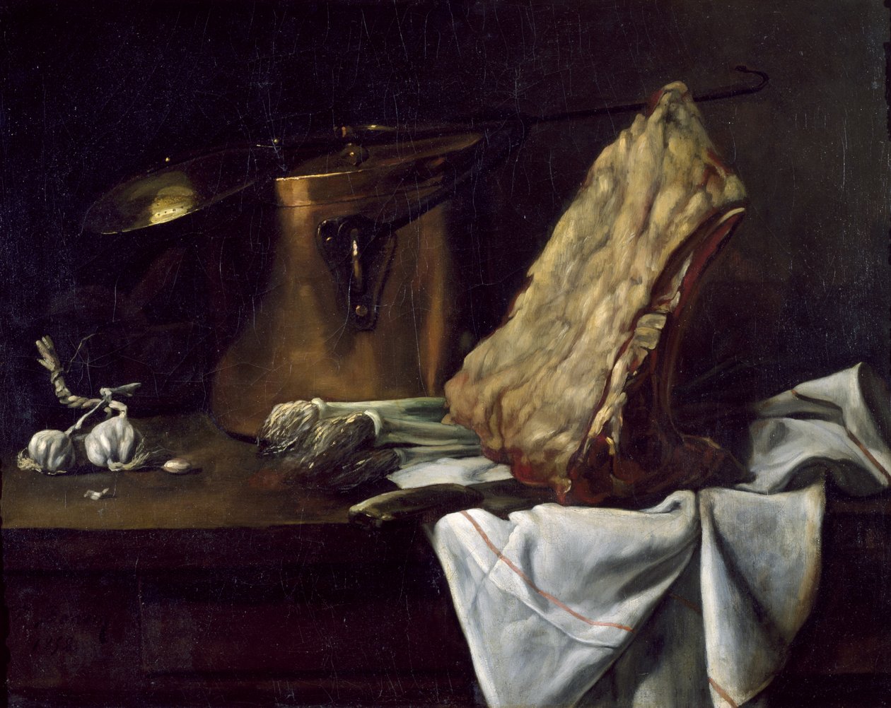 Stilleben, 1858 av François Bonvin