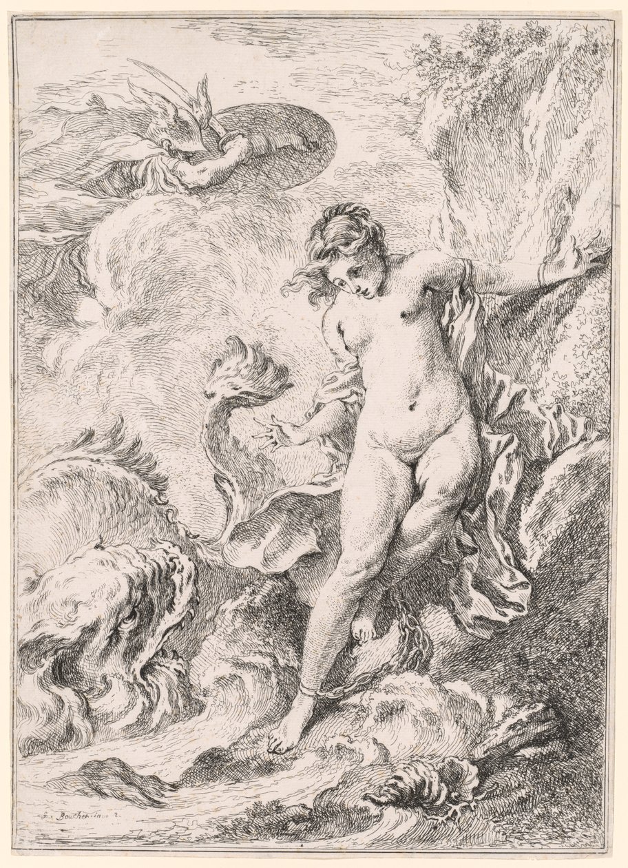 Andromeda Andromède, 1734. av François Boucher