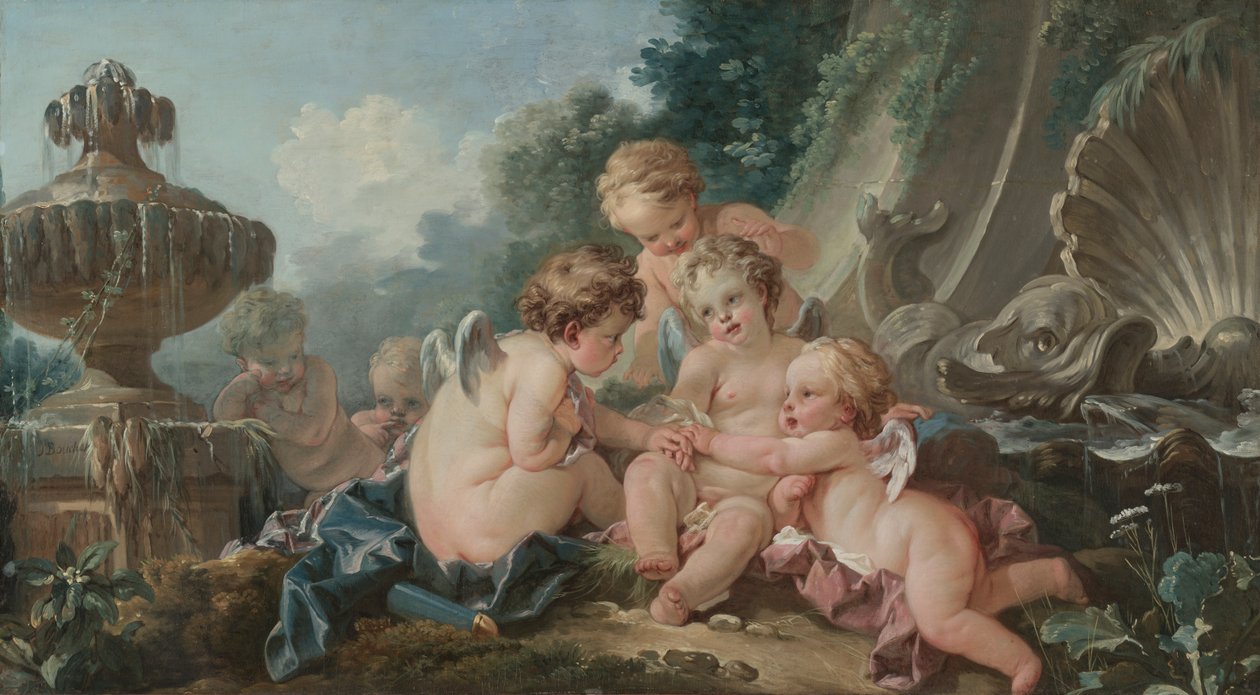 Amorer i konspirasjon av François Boucher