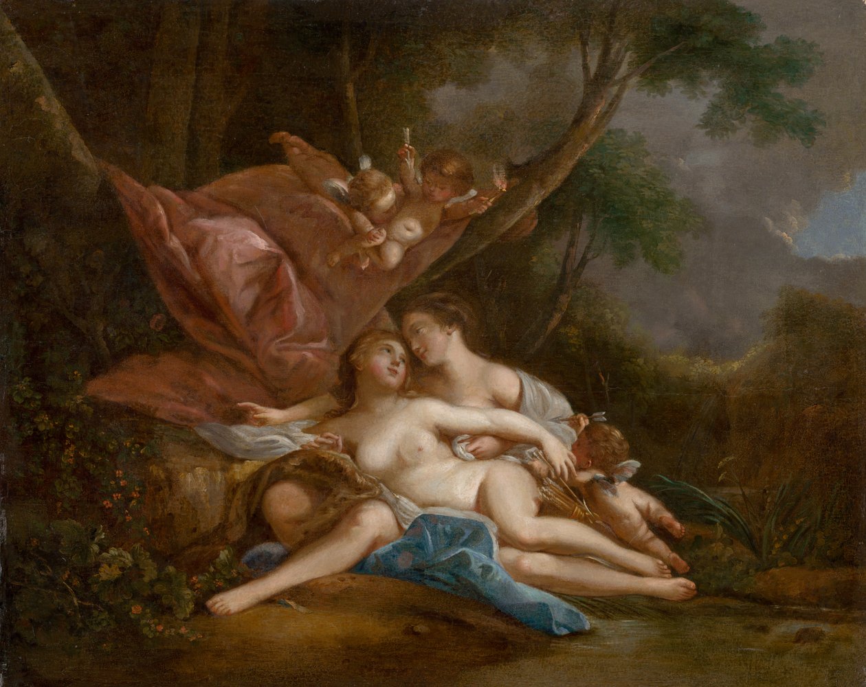 Diana og Callisto, 1760. av François Boucher