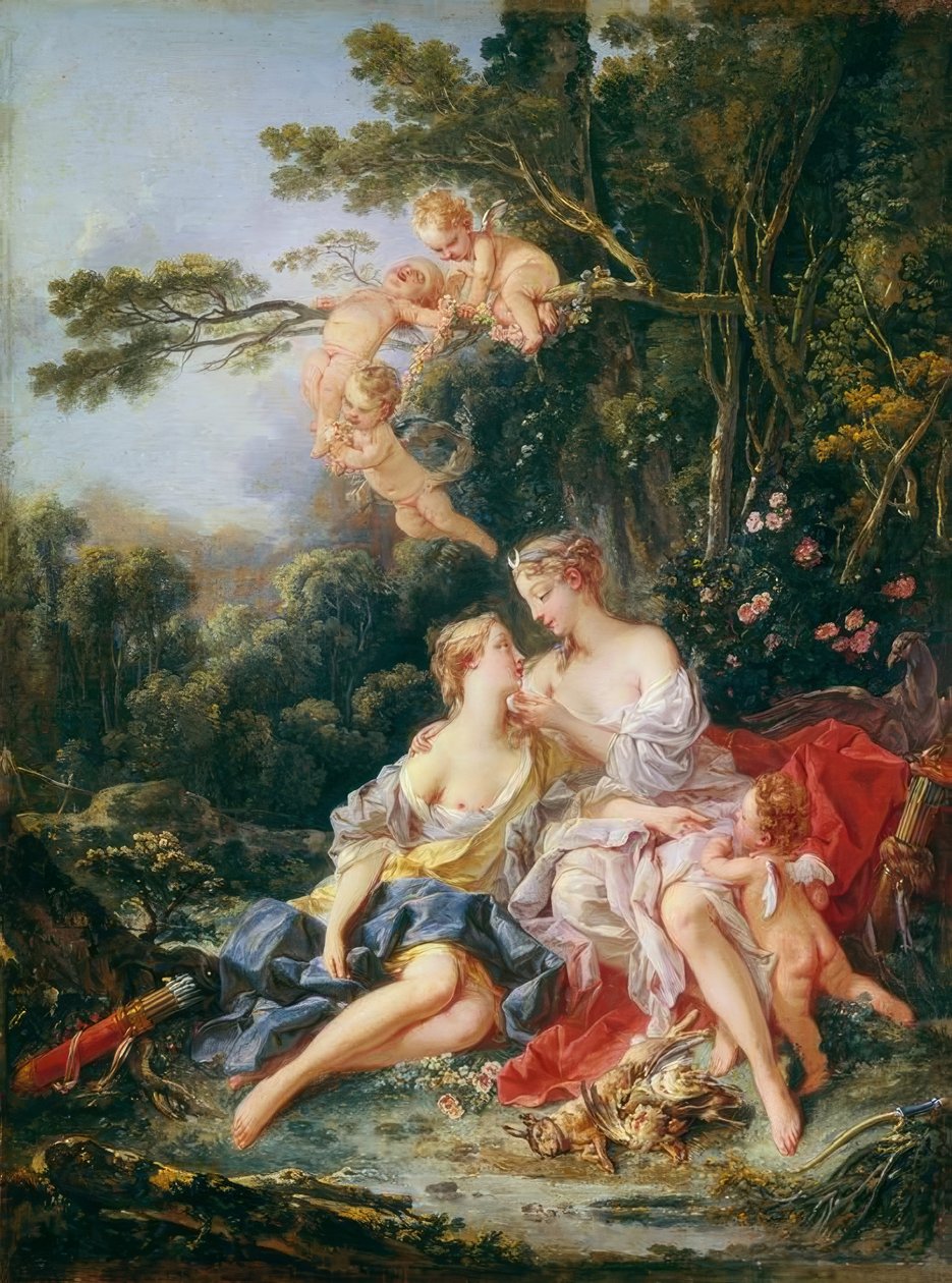 Jupiter og Callisto av François Boucher