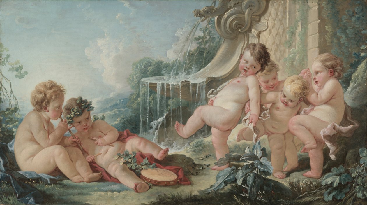 Musikk og dans av François Boucher