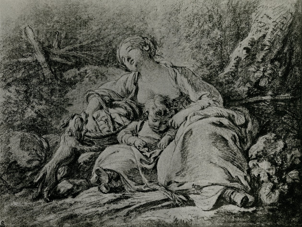 På vei til markedet av François Boucher
