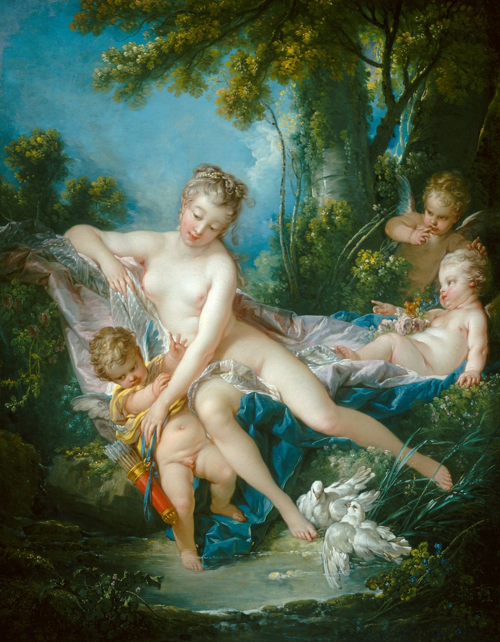 Venusbadet, 1751. av François Boucher